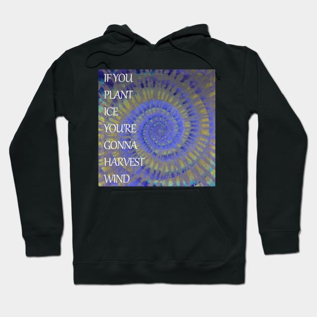 Tie Die sand painting Grateful Dead and Company Franklins Tower lyrics Hoodie by Aurora X